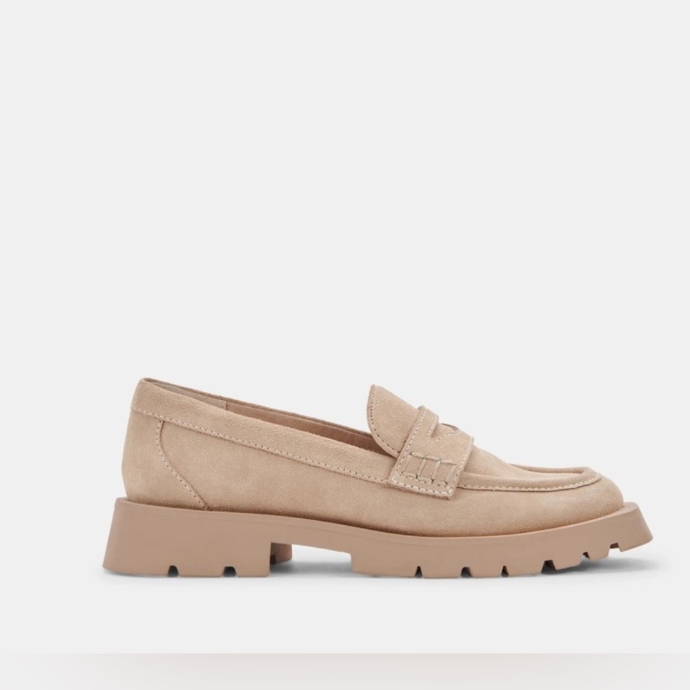 Dolce Vita Loafers | Chunky Lug Sole | Beige Neutral | Size 9| NWT